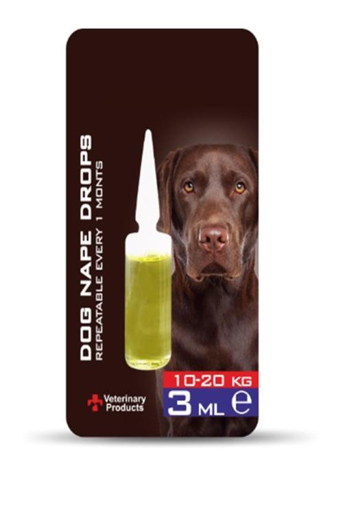 Köpekleriniz Için Tüy & Deri Bakım Yağı Ense Damla Köpek 10-20 Kg-3 Ml