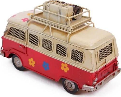 Dekoratif Metal Minibüs Çerçeveli ve Kumbaralı