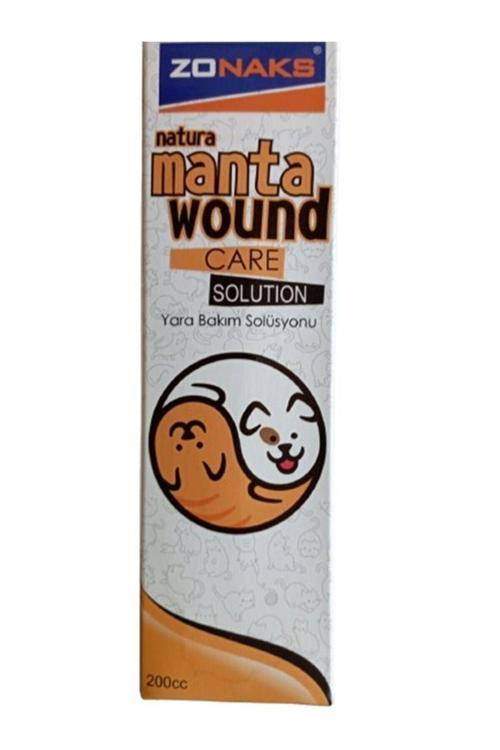Manta Wound Care (Kedi , Köpek ,Güvercin Ve Kuşlar İçin Yara Bakım Solusyonu 200 Cc