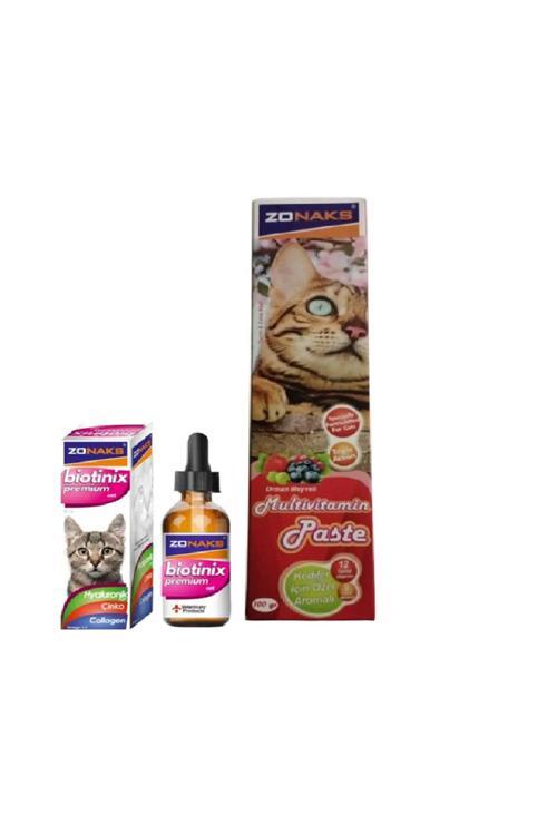 Biotinix Premium Cat (Tüy Dökülmesine Son Verin) Ve Multivitamin Pasta 100 Gr