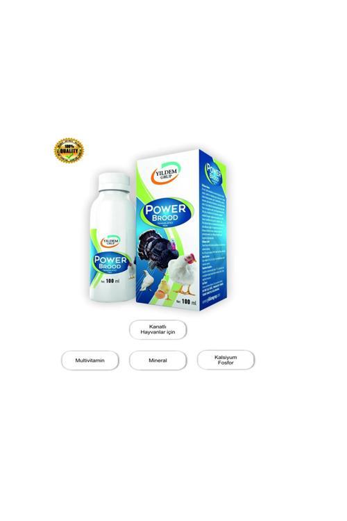 Tavuk Ve Güvercin Için(Vitamin Mineral Organik Asitler )Power Brood 100Ml