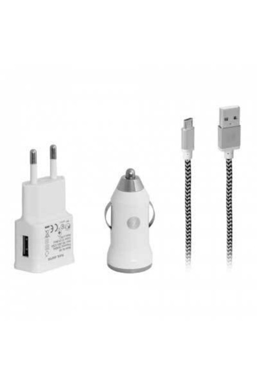 Frısby Fa-7540Mu Androıd Data Kablo+Adaptör+Araç Şarj Kiti