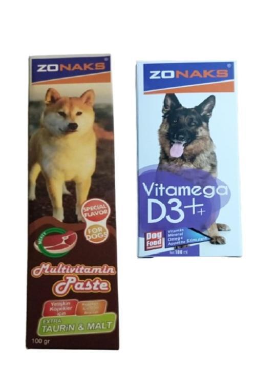 Köpek Multivitamin Pasta (Extra Taurin & Malt) + Köpek D3 Vitamin 100 Ml