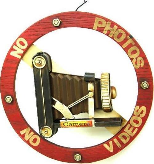 Dekoratif Metal No Photo Tabela Vintage Hediyelik