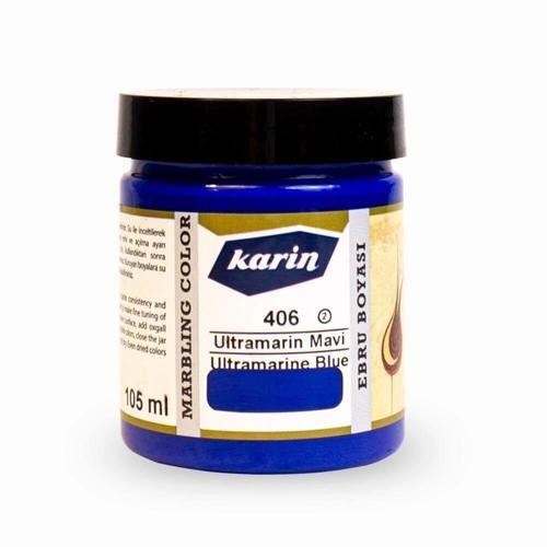 Ebru Boyası 105 ml. 406 Ultramarine Mavi