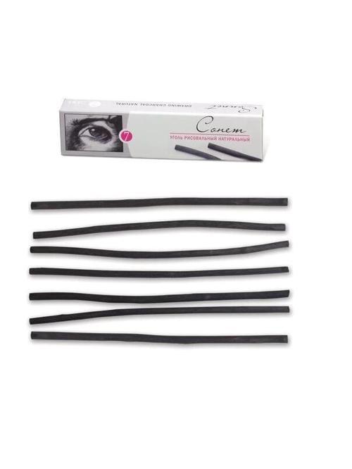 Willow Charcoal Füzen - Doğal Kömür Çubuklar 120 mm. 7 Adet