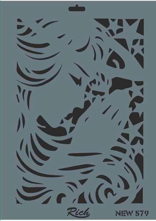 Stencil Boyama Şablonu 25x35 cm. NEW-579