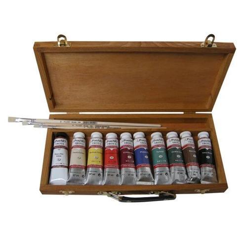 Troya Ahşap Çantalı Yağlı Boya Seti