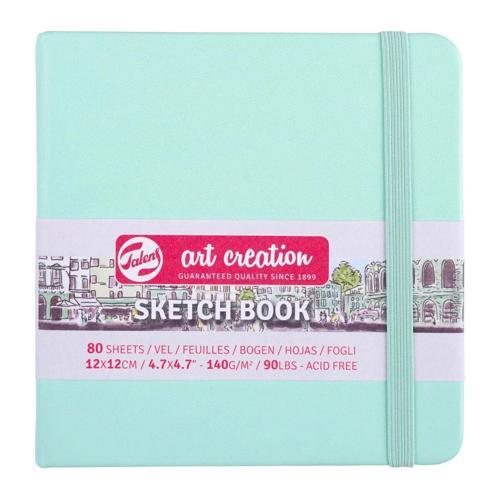 Art Creation Sketchbook Sert Kapak Eskiz Çizim Defteri 140 gr. 12x12 cm. 80 yp. PASTEL Mİ