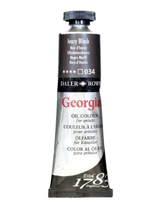Georgian Yağlı Boya 38 ml 034 Ivory Black