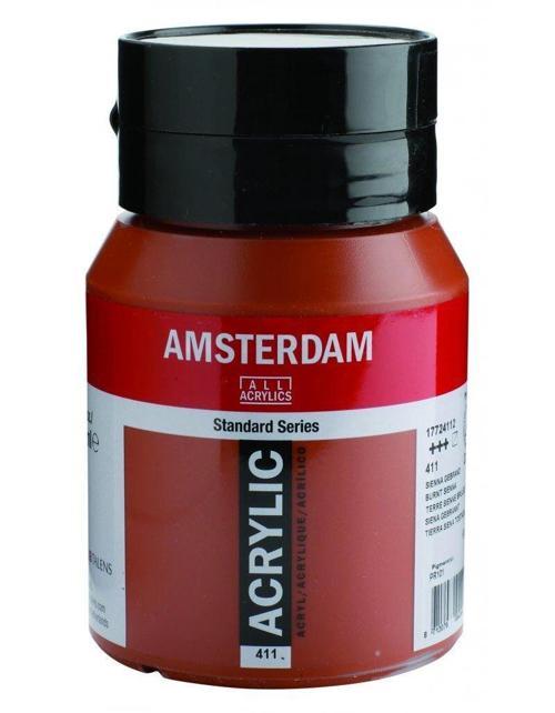 Amsterdam Akrilik Boya 500 ml. 411 Burnt Sienna