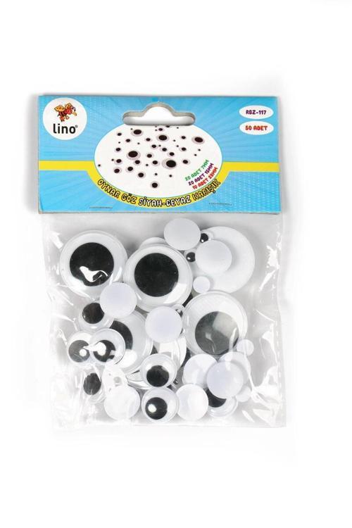 Oynar Göz Siyah-Beyaz Karışık Boy 50'li