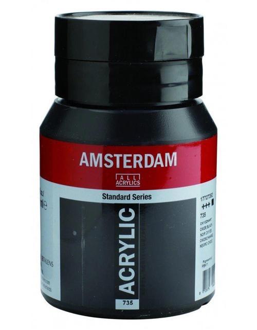 Amsterdam Akrilik Boya 500 ml. 735 Oxide Black