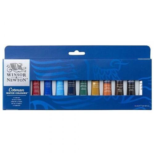 Cotman Tüp Sulu Boya Seti 12 Renk x 8 ml.