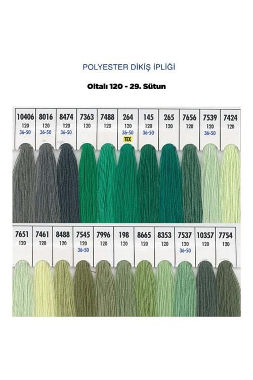 Oltalı Dikiş İpi Makine İpi %100 Polyester 120 Numara Dikiş Ipliği 5000 Mt