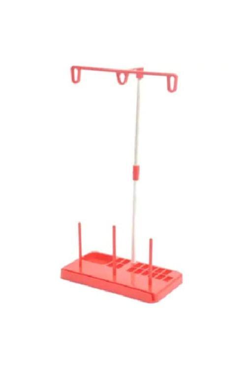 Ev Tipi Dikiş Makine Çardağı 3 Iplikli Kırmızı