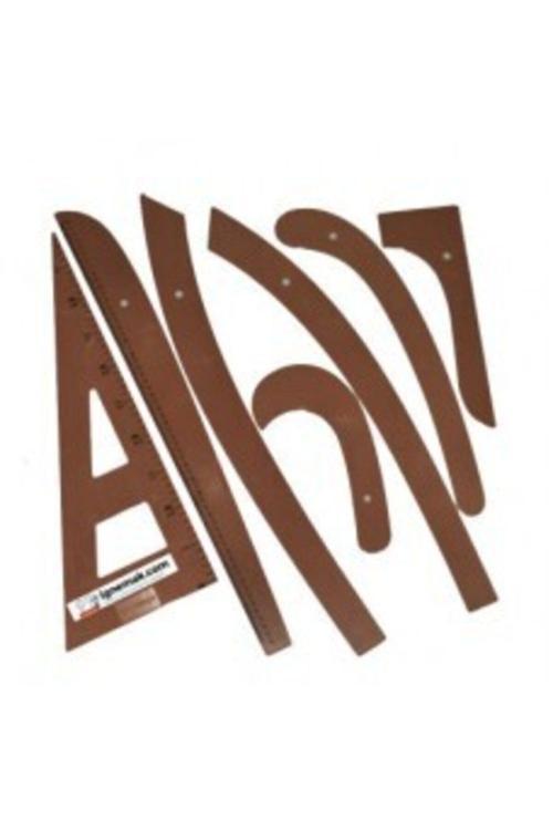 Riga Ahşap Cetvel Takımı 7 Parça