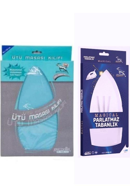 Gazzella Keçeli Ütü Masası Kılıf Bezi Ve Parlatmaz Ütü Tabanlığı Seti