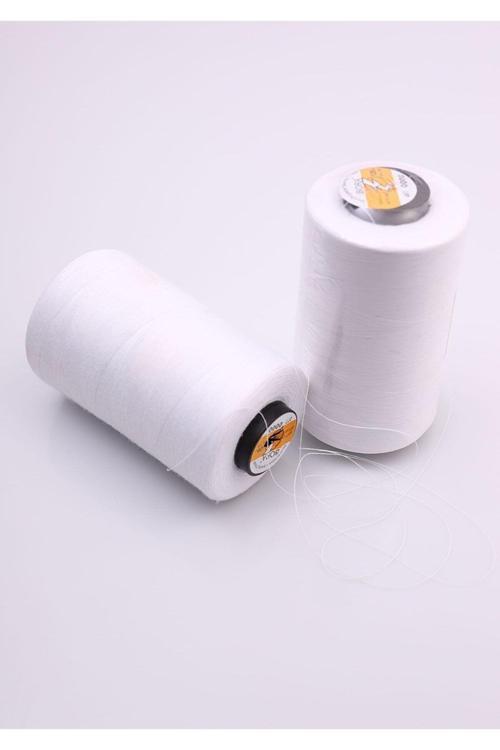 Makine Polyester Beyaz Dikiş Ipliği 1 Adet