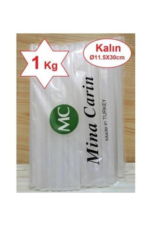 Mum Silikon Kalın 11.5X30Cm Sıcak Mum Silikon Çubuk Uç 1 Kg