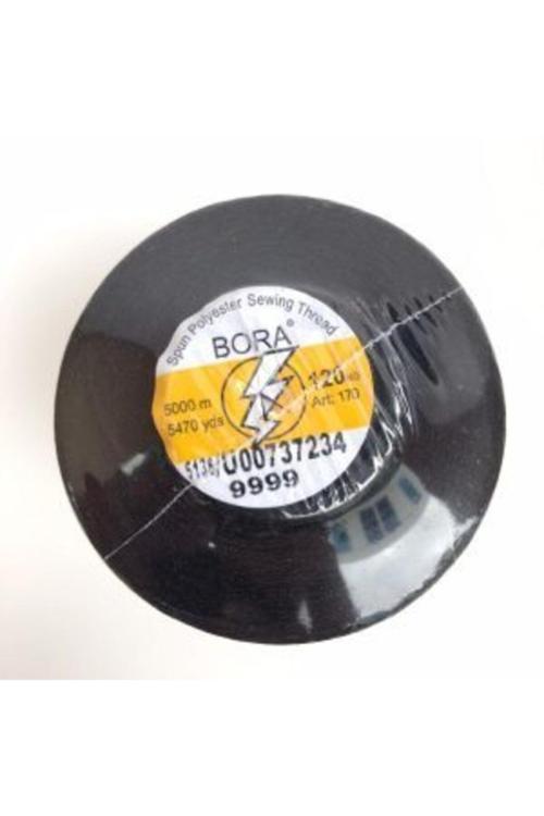 Bora Polyester 120 No Siyah Iplik