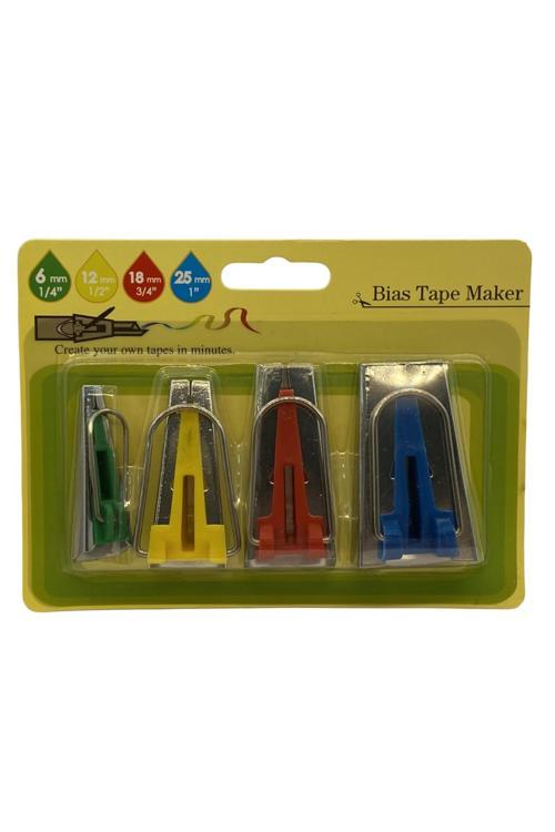 El Biye Kıvırma Aparatı 4 Lü Set / Ls-120 (6-12-18-25Mm)