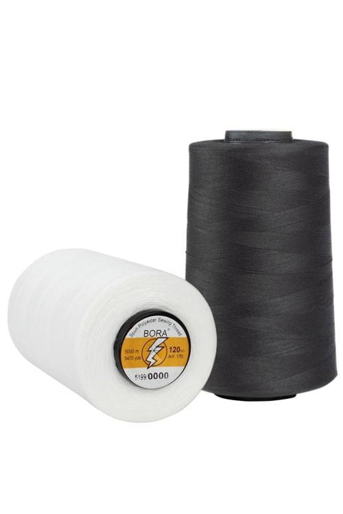 Dikiş Ipi Siyah Beyaz