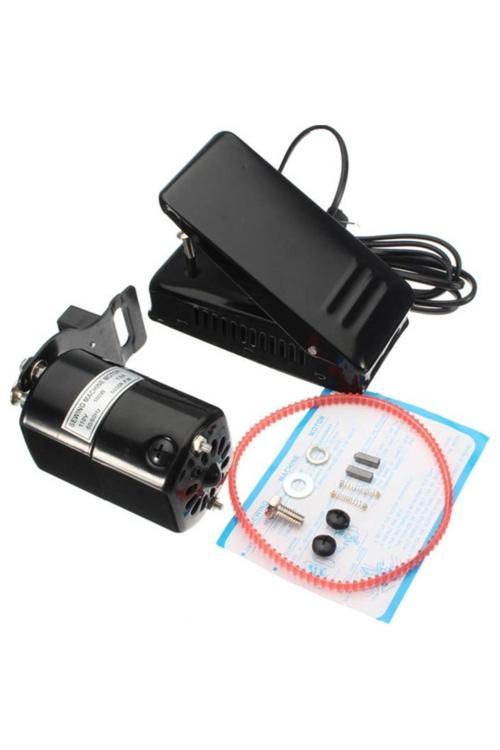 130W Dikiş Makinesi Motoru Ve Pedalı