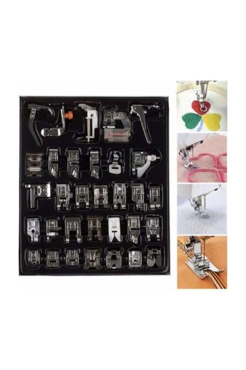 32 Parça Ev Tipi Dikiş Makine Ayak Seti (Taiwan)