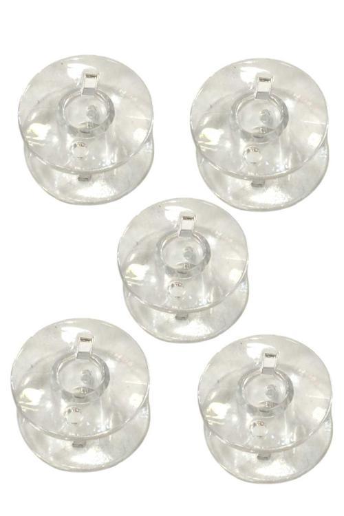 Dikiş Makine Singer Beko Zetina Bindallı Ev Tipi Aile Dikiş Makinası 50 Adet Şeffaf Plastik Masura