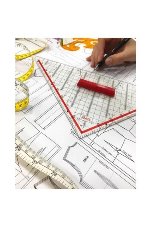 Geoderek Üçgen Cetvel (Modelist Cetveli)