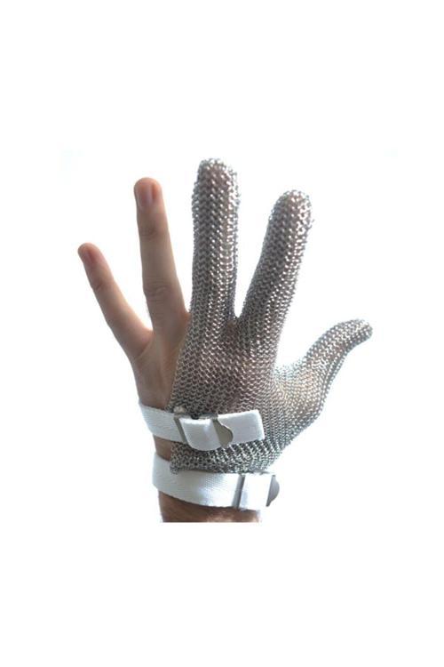 Tokıa Koruyucu Çelik Eldiven 3 Parmak Paslanmaz Small Beden