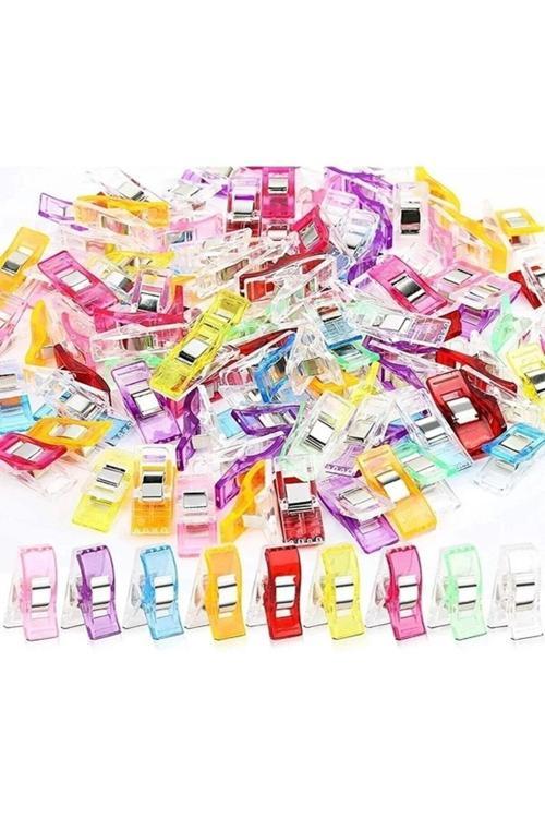 Singerbeko Kumaş Kağıt Gibi Tüm Malzemeleri Sıkıştırmak Için Kaliteli Içi Çelik Olan 50 Adet Mandal