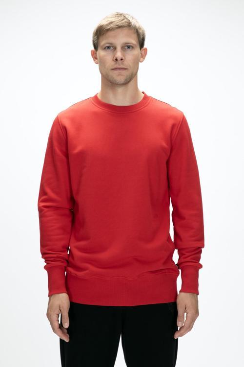 CORNER CREWNECK / CRIMSON RED ERKEK SWEATSHİRT KIRMIZI
