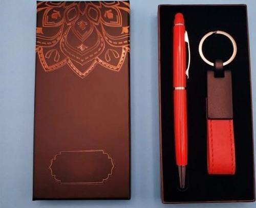 Kırmızı Anahtarlık Kalem Dekoratif Hediyelik