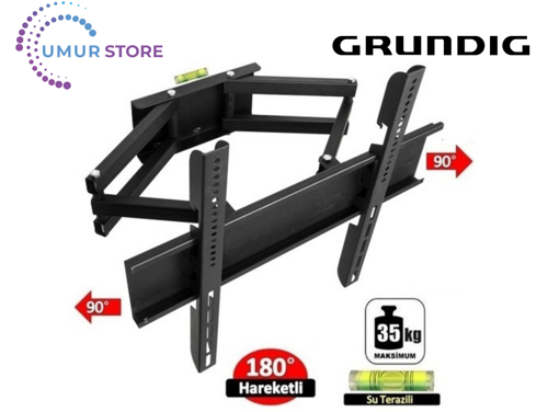 43 GJQ 9100 43” 4K UHD 32”- 55” Çift Kollu Hareketli Lcd Led Tv Askı Aparatı
