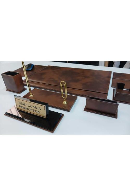 Bulut Kahve Kristal İsimlikli Lüks Tasarım Sümen Ve Makam Takımı