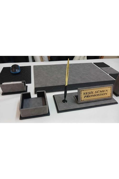 Gri Ve Siyah Kişiye Özel İsimlikli İmza Sümeni