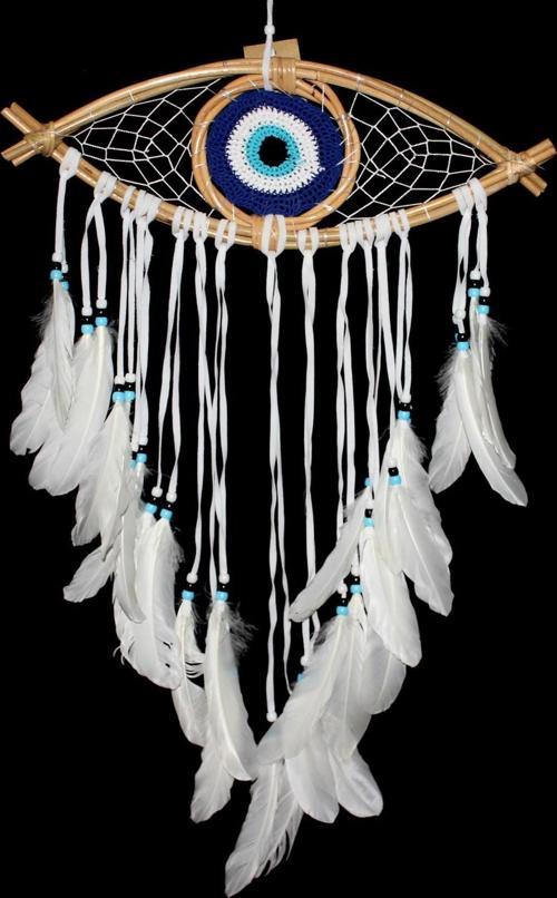 Göz Modelli Düş Kapanı Dreamcatcher Rüyakapanı Dekoratif Hediyelik