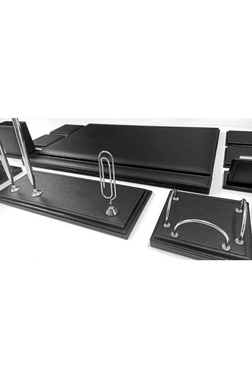 Siyah Lüks Tasarım Sümen Ve Makam Takımı