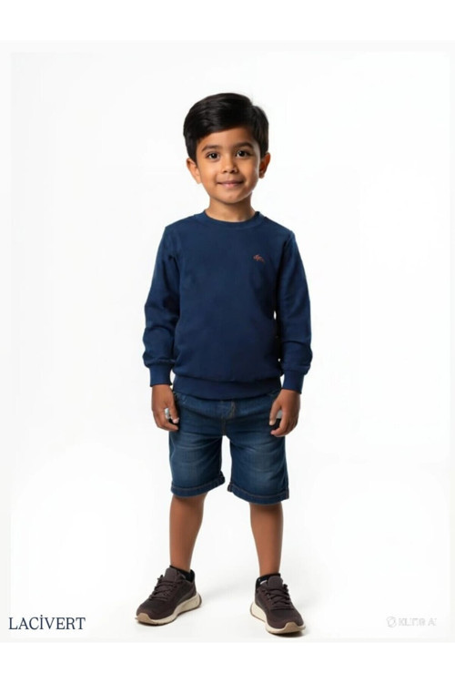 Çocuk Sweatshirt - Lacivert