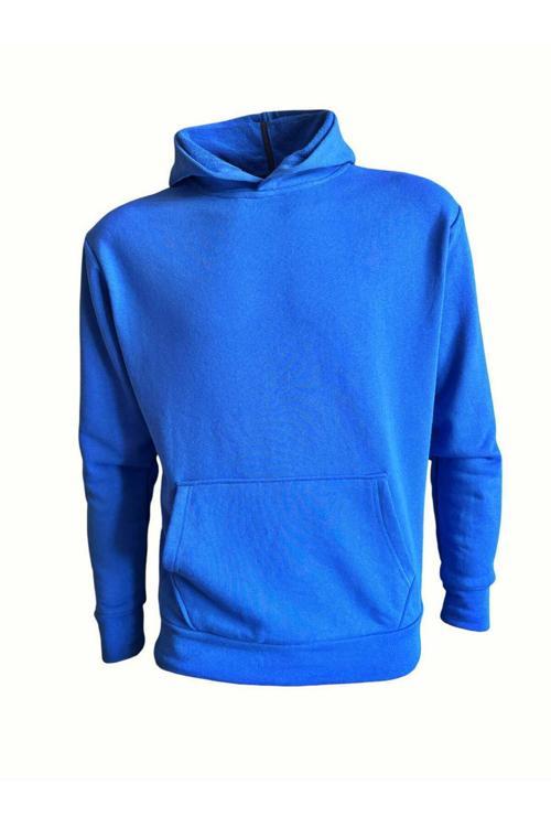 Kapüşonlu Sweatshirt - Sax Mavi