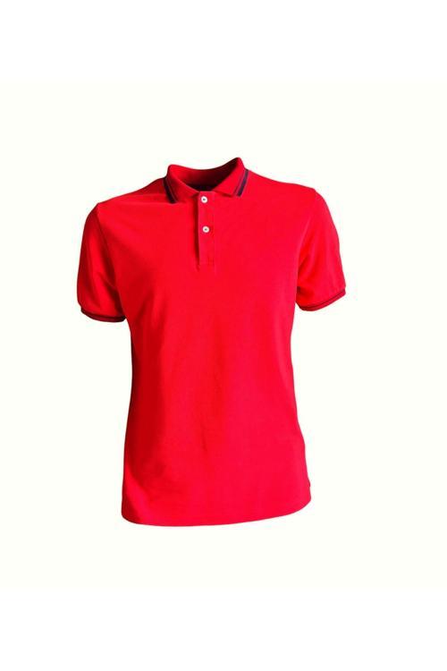 Erkek Polo Yaka T-Shirt - Kırmızı