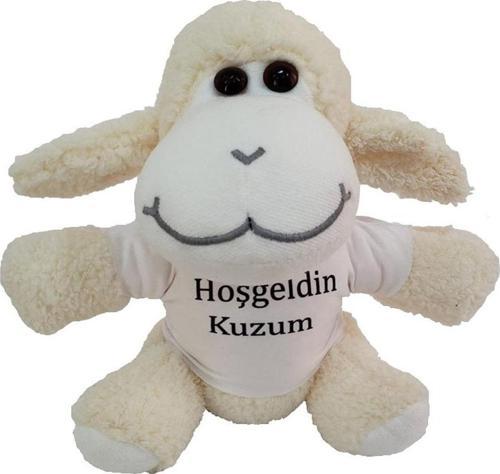 Hoşgeldin Kuzum Tişörtlü Peluş Kuzu