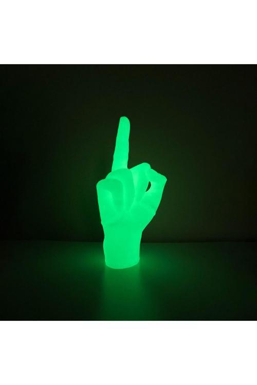 Karanlıkta Parlayan Wednesday Thing Figür - Şey - Addams Family El Biblo - 20Cm - Bioplastik