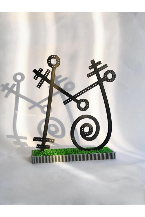 Harf Takı Organizer M Harfi - Kişiye Özel Takı Standı