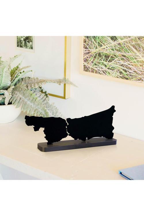 Kişiye Özel Şehir Silüeti Dekor - Yıldönümü Hediyesi - Doğum Günü Hediyesi - Bioplastik