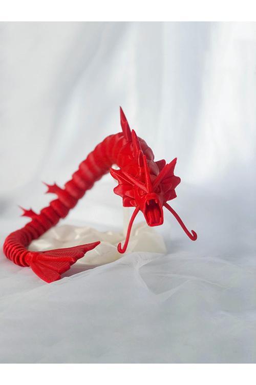 Kırmızı Ejderha Hareketli Eklemli Figür - Bioplastik