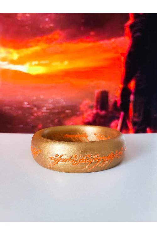 Lord Of The Rings Renkli Dekoratif Tabak - Lotr Takı Organizeri - Özel Üretim - Bioplastik