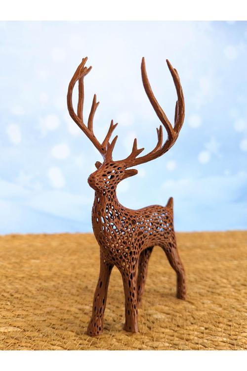 Varonoi Geyik Biblo 20Cm - Kahverengi - Bioplastik